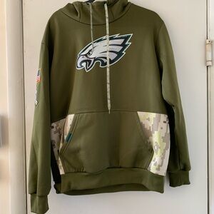 Nike NFL Army Eagles Hoodie- Men L